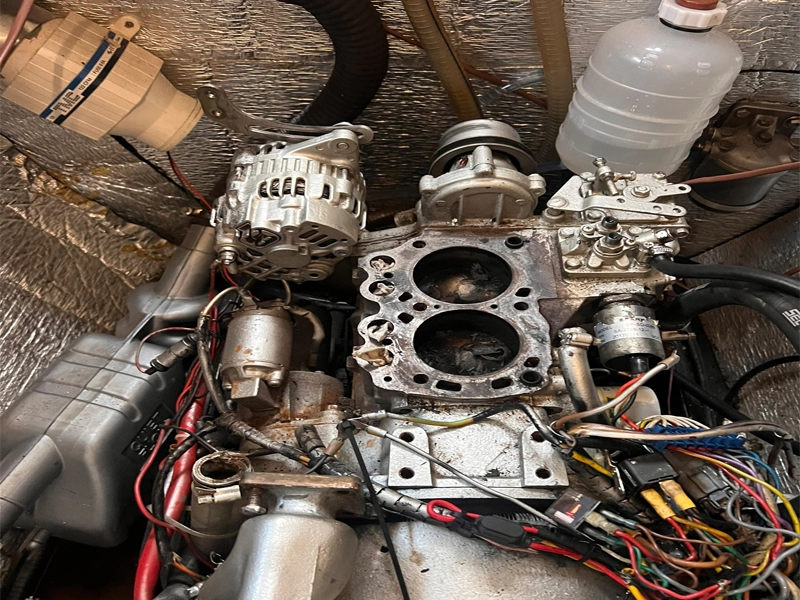 alohamarine sailboat generator engine maintenance