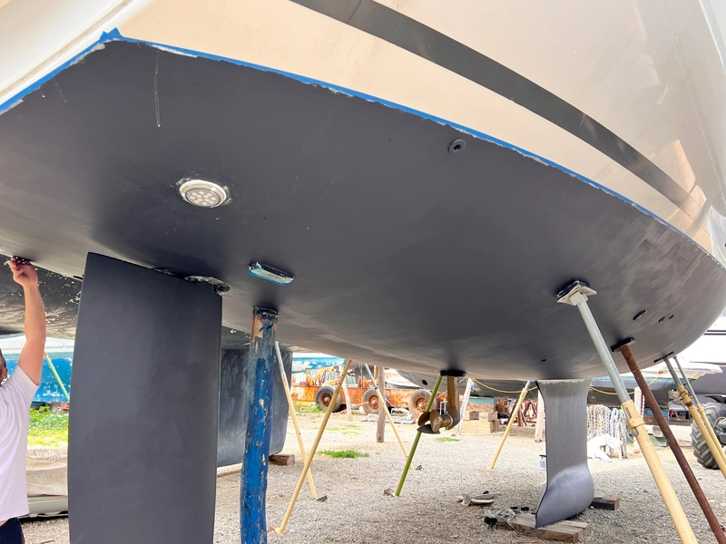 alohamarine sailboat underwater reparing