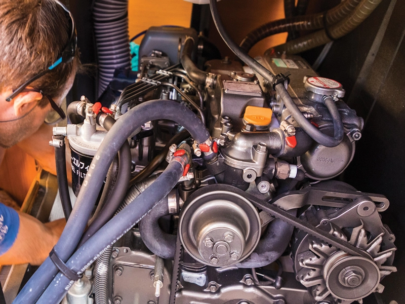 alohamarine sailboat volvo engine maintenance